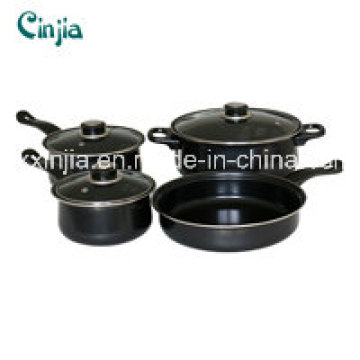 7PCS Carbon Stahl Non-Stick Kochgeschirr Set